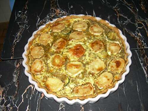 TARTE AUX COURGETTES AU CHEVRE