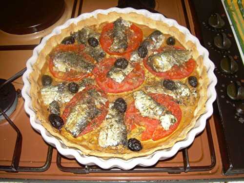 TARTE AUX FILETS DE SARDINES