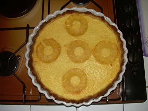 TARTE DES ILES ANANAS COCO