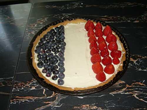 TARTE DRAPEAU FRANCAIS