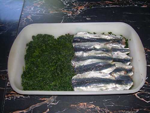 TIAN DE SARDINES AUX EPINARDS