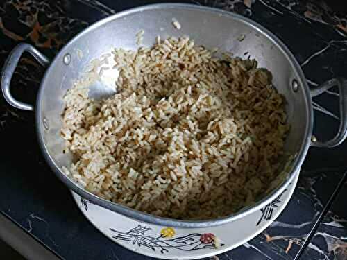 RIZ PULAO A L'INDIENNE