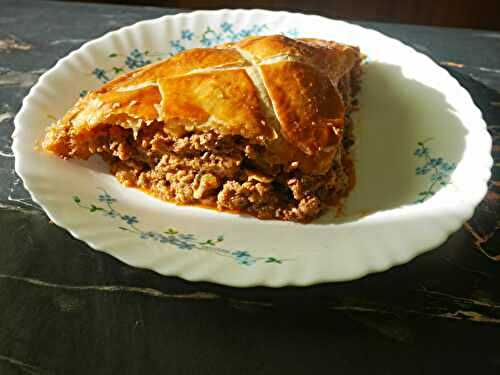 TOURTE DE NOEL AU FOIE GRAS  ET MAGRET DE CANARD
