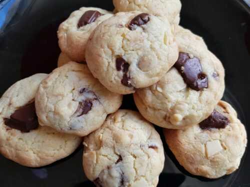 Cookies aux amandes effilées et pépites de chocolat