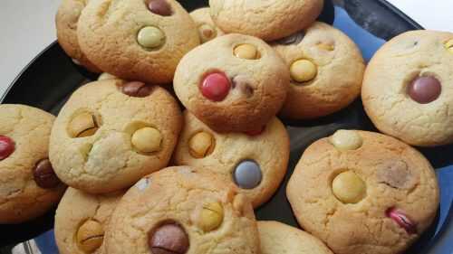 Les cookies aux smarties de Marmiton