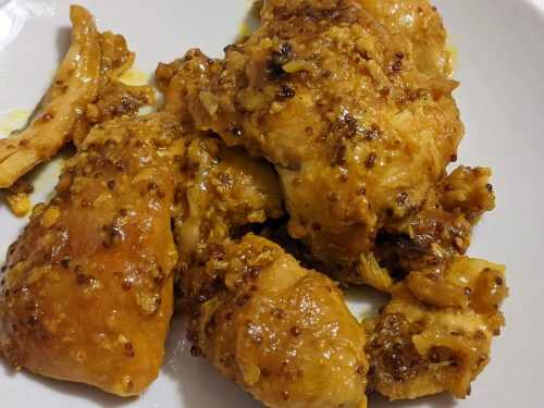 Recette de poulet moutarde miel [cookeo]