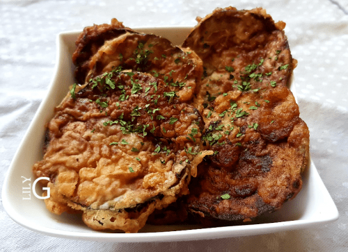 Recette rondelles d’aubergines panées