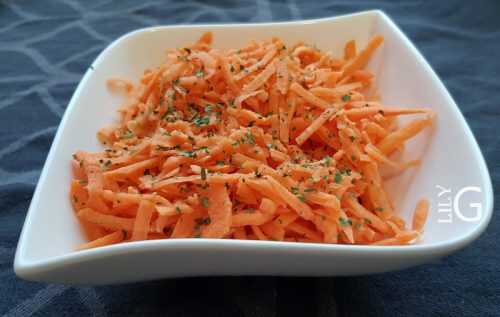 Recette salade de carotte rappées