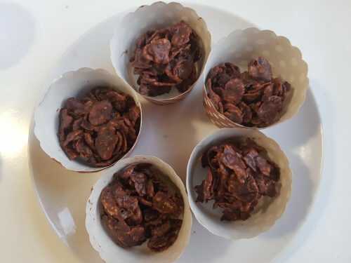 Roses des sables au chocolat faciles