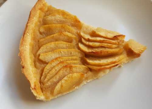 Tarte aux pommes rapide. version mini ou grande tarte - Lily Gourmandises
