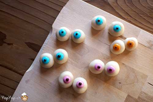 Halloween: la recette des yeux en massepain