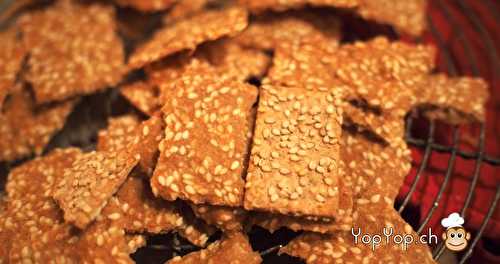 Recette des crackers épeautre et sésame