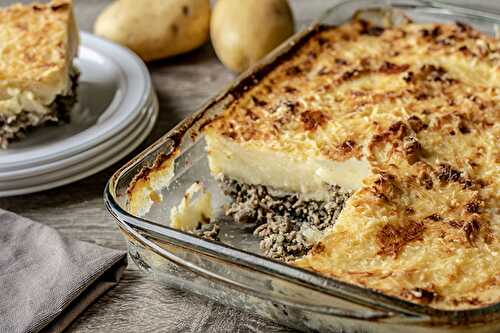 Hachis parmentier maison, onctueux et savoureux