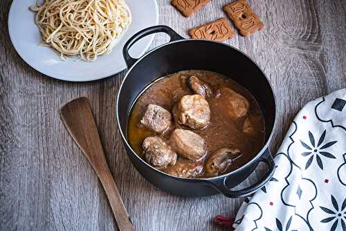 Filet mignon sauce spéculoos