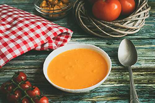 Soupe de tomates rôties