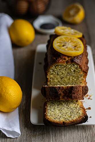 Cake citron pavot bien gourmand ~ Litchi & Vanille