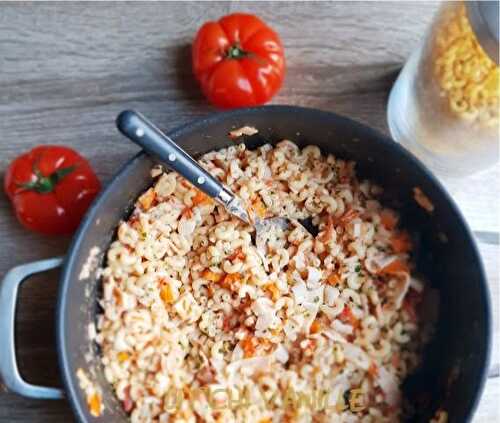 Coquillettes surimis à la tomate