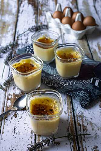 Crème brûlée à la lavande (Multi Délices) ~ Litchi & Vanille