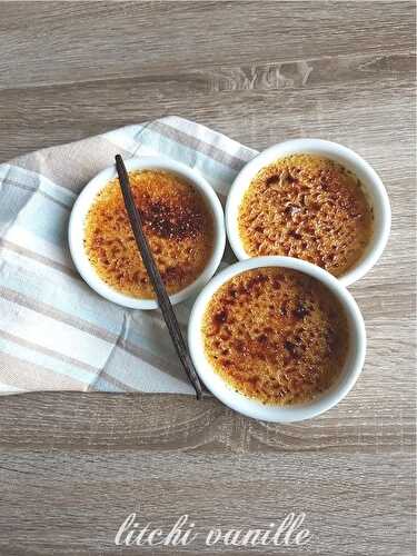 Crème brûlée de mon enfance