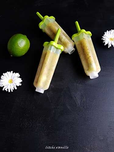 Esquimaux kiwi citron vert : un dessert rafraichissant