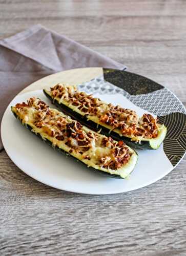 Petits farcis boeuf-courgettes au fromage