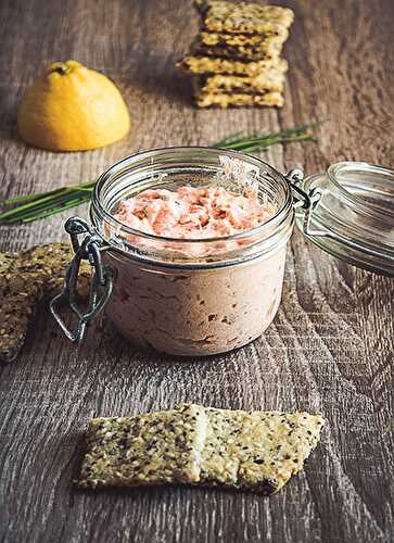 Rillettes au saumon frais, "fait maison"