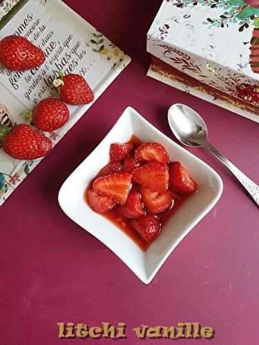 Soupe de fraises, légère gourmande et rafraîchissante