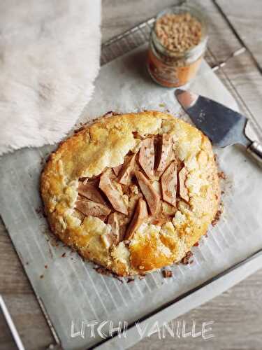 Tarte rustique pomme poire