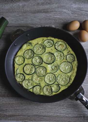 Tortilla à la courgette qui ne laisse pas sur la faim