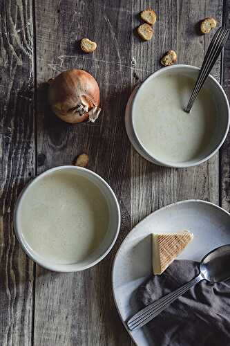 Velouté au Maroilles, simple et gourmand