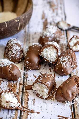 Bouchées choco coco ; un petit goût de paradis