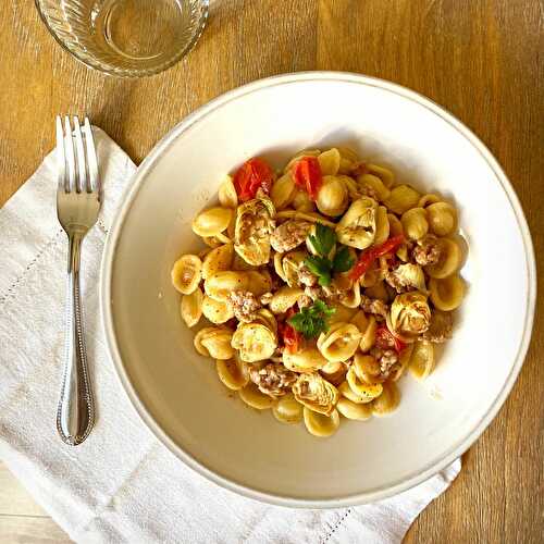 Orecchiette à la saucisse italienne