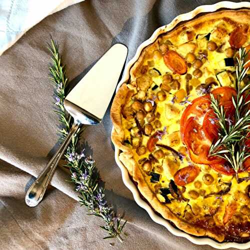 Quiche orientale