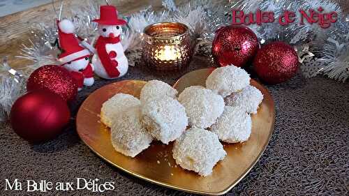 Biscuits Boules de neige