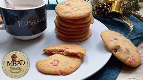 Cookies aux pralines roses