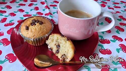 Muffins a l'orange et pépites de chocolat