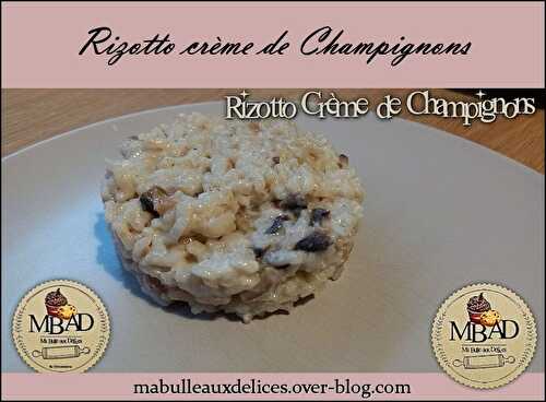 Rizotto à la crème de champignon au cookéo