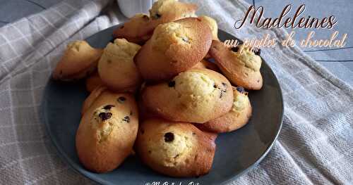 Madeleines aux pépites de chocolat