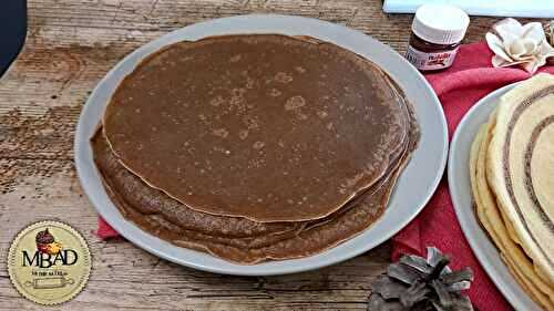 Crêpes au chocolat à base de yaourt