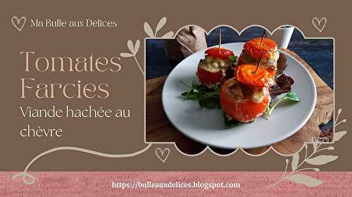 Tomates farcies au chèvre