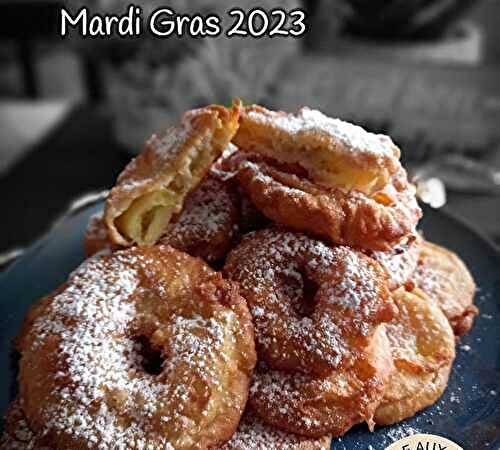 Beignets aux pommes - Mardi Gras 2023