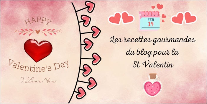 Mini Index des recettes pour la st Valentin