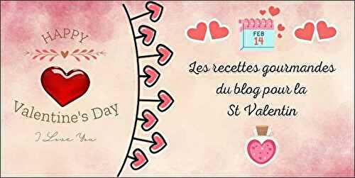 Mini Index des recettes pour la st Valentin