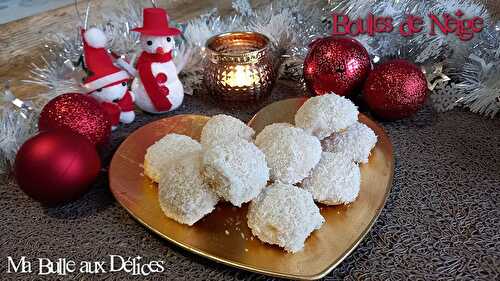 Biscuits Boules de Neige