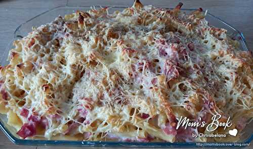 Gratin de macaroni au jambon