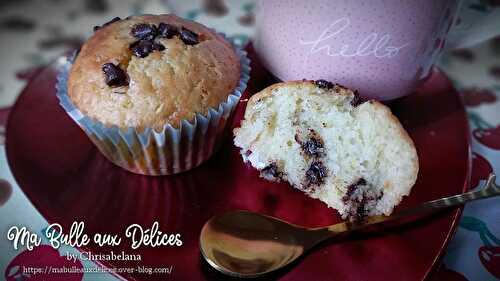 Muffins à l'orange et Pépites de Chocolat