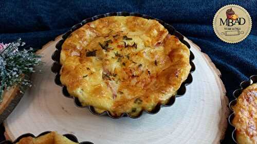 Mini Quiches sans pâte au Jambon