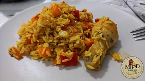Riz aux légumes et Poulet