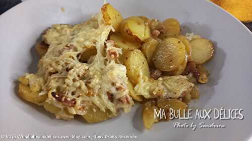 Gratin de Pomme de terre Grenaille aux lardons