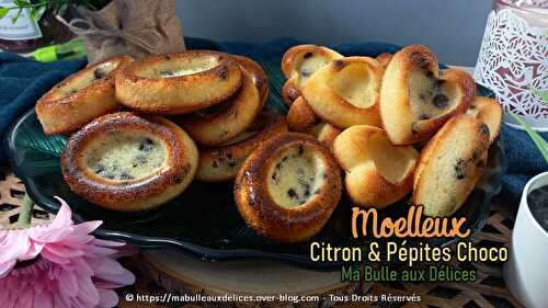 Moelleux citron & pépites choco